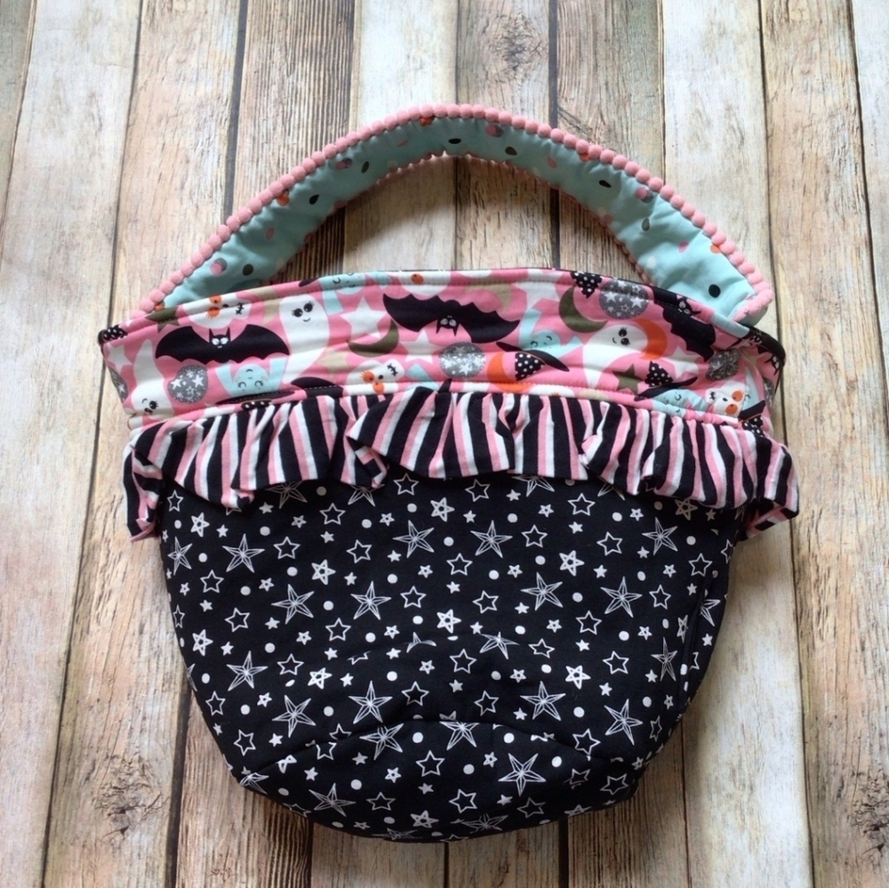 NWT Matilda Jane I've Got Candy Reversible Halloween Basket Bag - Picture 3 of 4